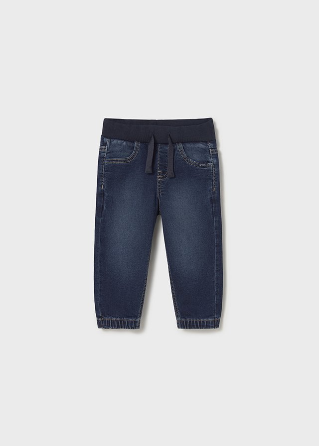 Baby jeans with adjustable waist