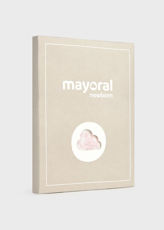 Newborn girl's leggings and jumper set