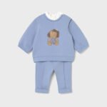 Newborn long trousers and jumper set