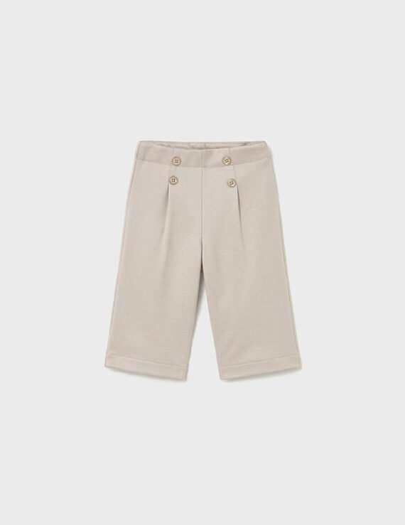 Baby twill knitted trousers