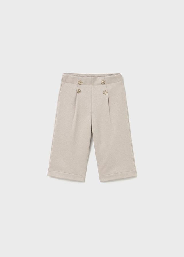 Baby twill knitted trousers