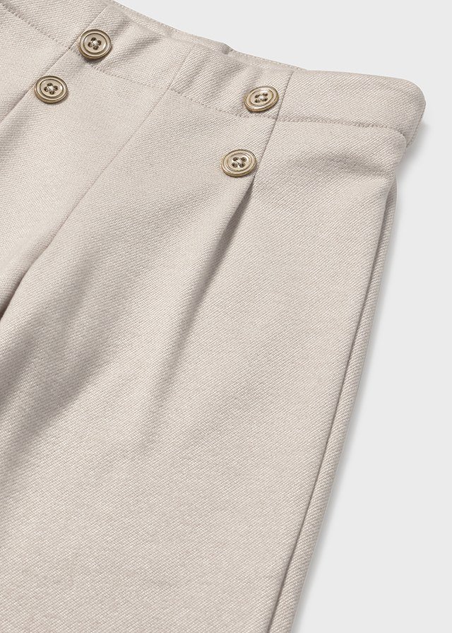 Baby twill knitted trousers
