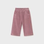Baby corduroy knitted trousers
