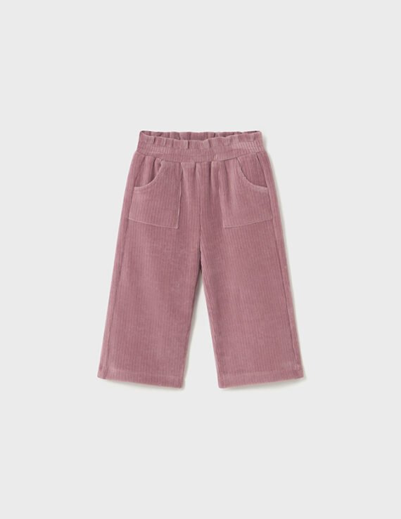 Baby corduroy knitted trousers