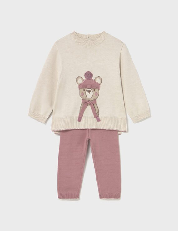 Baby jumper and trouser set