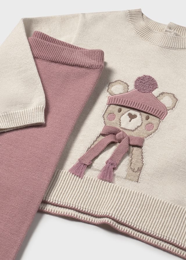 Baby jumper and trouser set