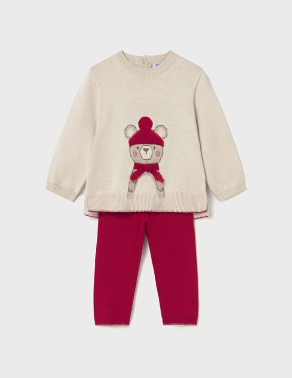 Baby jumper and trouser set