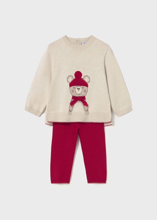 Baby jumper and trouser set