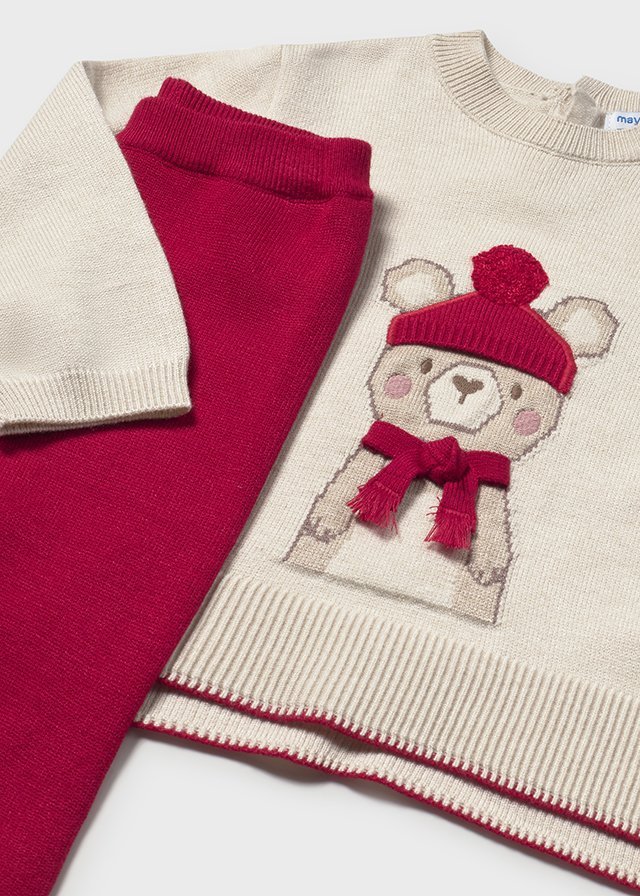 Baby jumper and trouser set