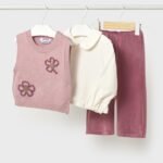 Baby 3 piece sweater vest set