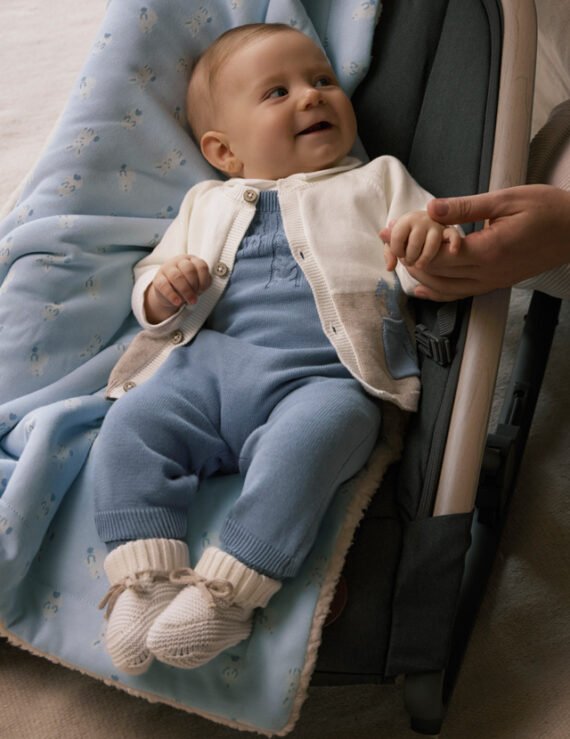 Newborn 3 piece dungaree set