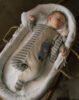 Newborn set of 2 rompers with feet