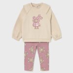 Baby print legging and jumper set