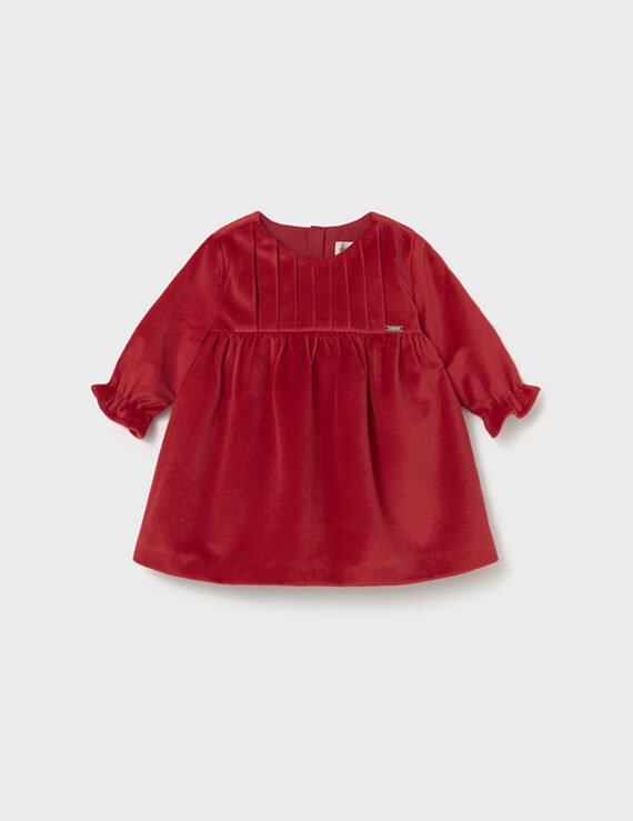 Newborn velvet dress