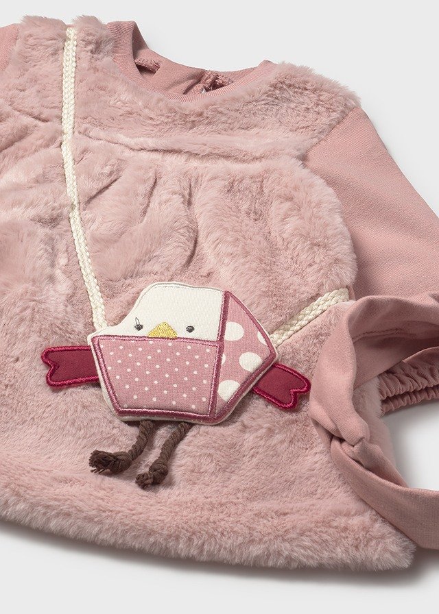 Newborn dress with bag and headband