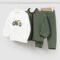 Baby motorcycle shirt tracksuit set