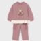 Baby bear motif tracksuit set