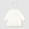 Baby tulle ceremony set with headband