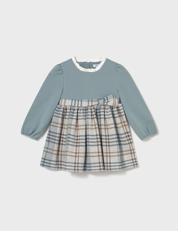 Baby check combined dress