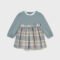 Baby check combined dress