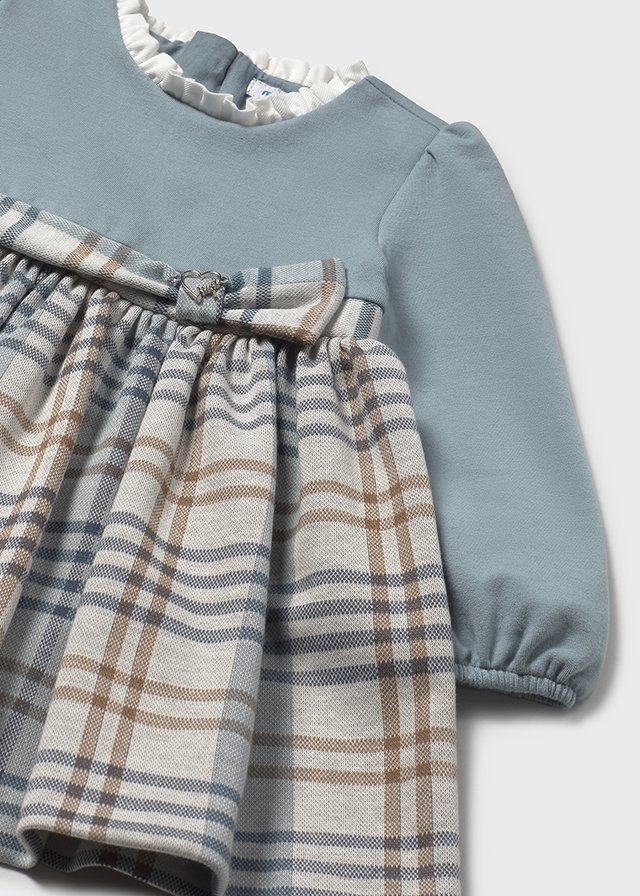 Baby check combined dress