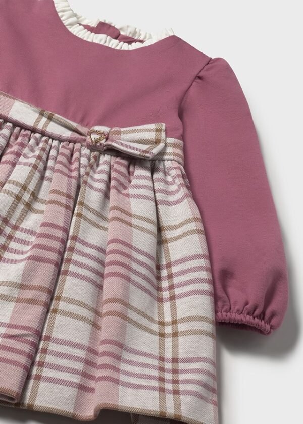 Baby check combined dress