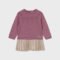 Baby combined knitted dress