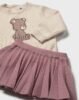 Girls skirt and jumper set