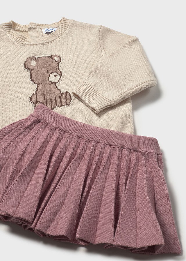 Girls skirt and jumper set