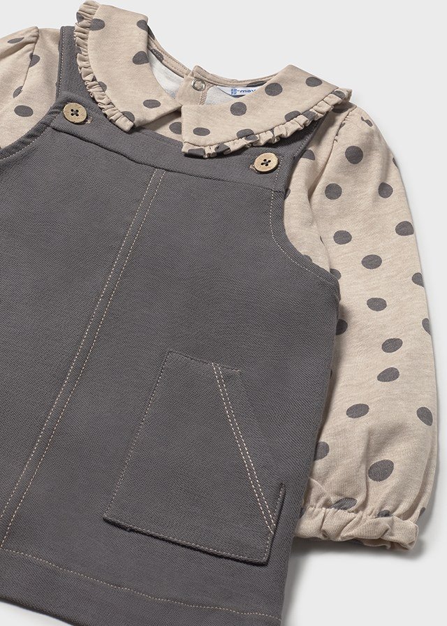 Baby dungaree and t-shirt set