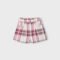 Girls check shorts