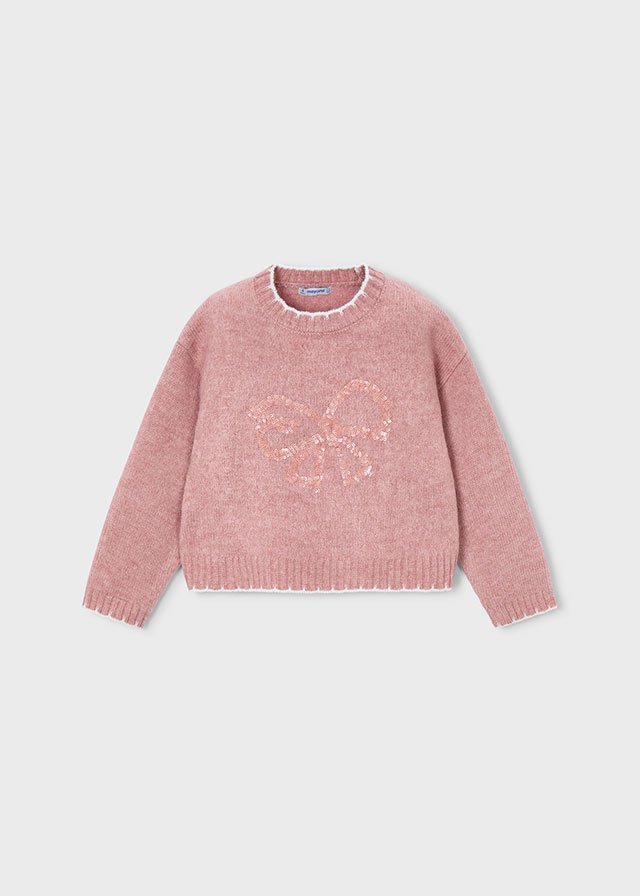 Girls sequin embroidered jumper