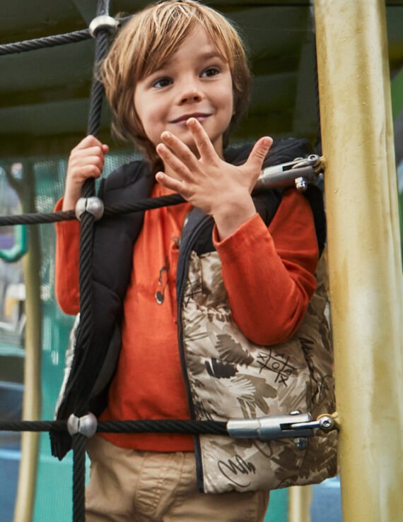 Boys reversible gilet