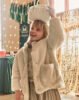 Girls fur coat