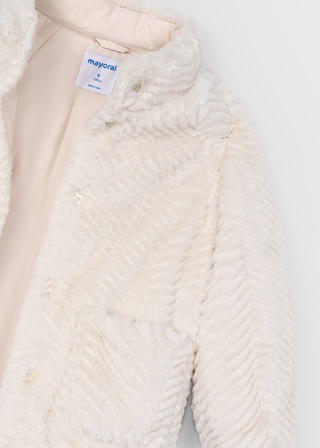 Girls fur coat