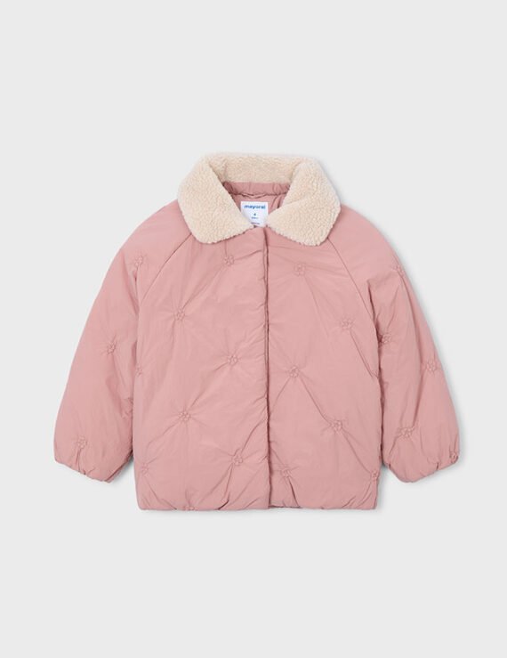 Girls microfibre coat