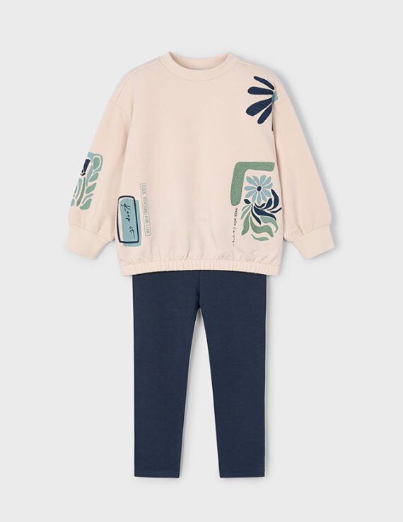 Girls legging and jumper set