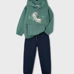 Boys print tracksuit