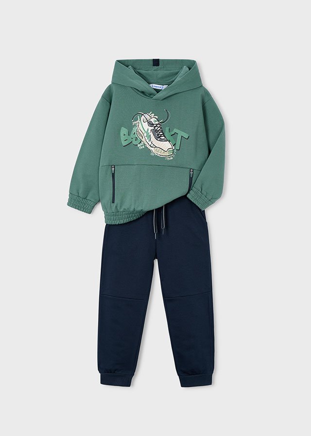 Boys print tracksuit