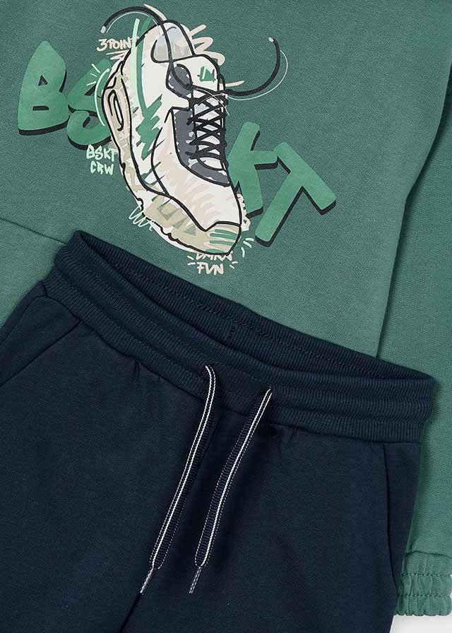 Boys print tracksuit