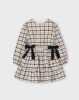 Girls check bow dress