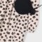 Girls fleece dress with bag