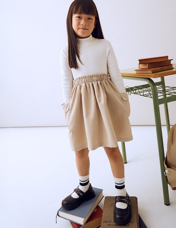 Girls combined dress