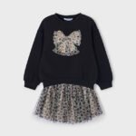 Girls tulle skirt and jumper set