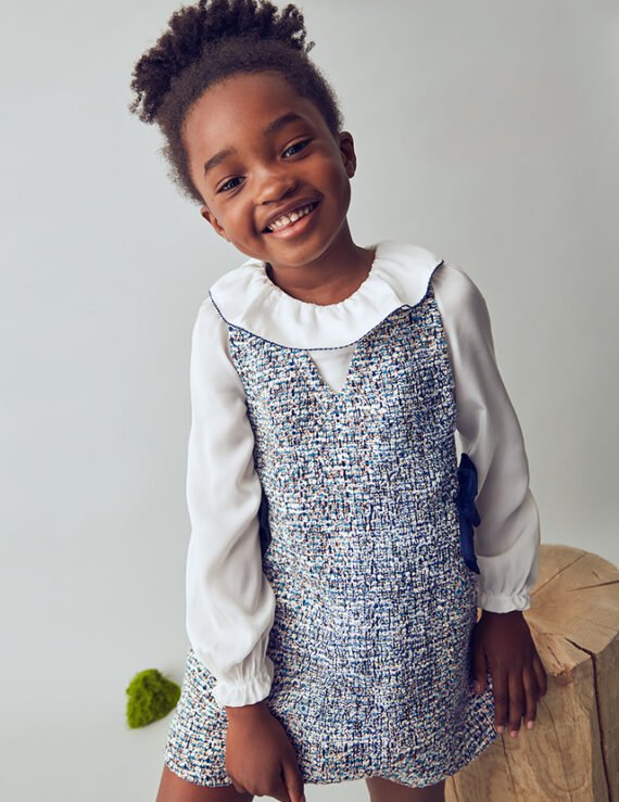 Girls pinafore dress