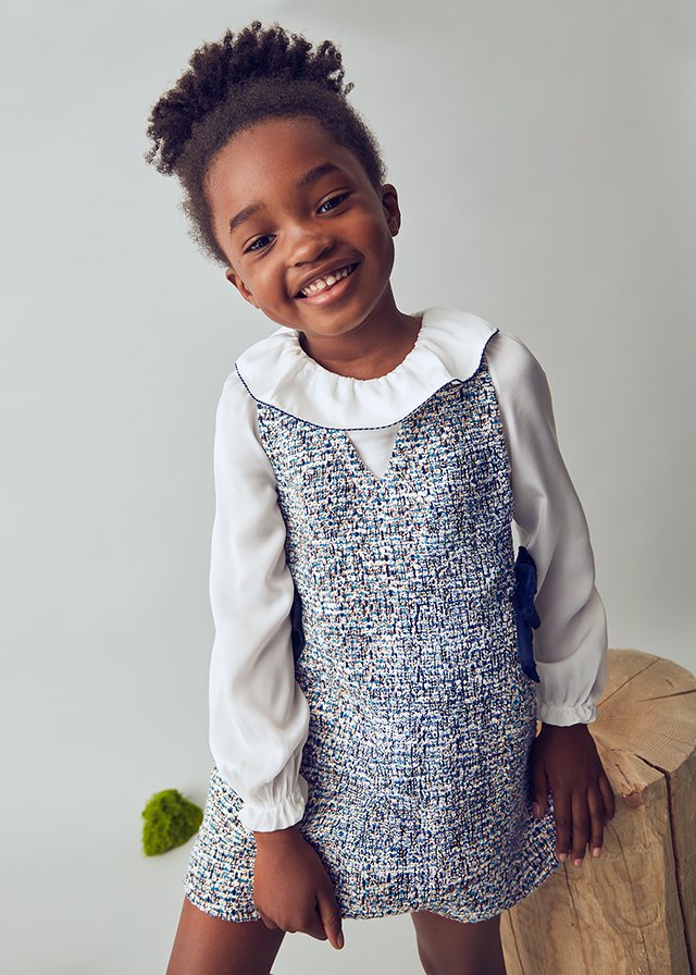 Girls pinafore dress