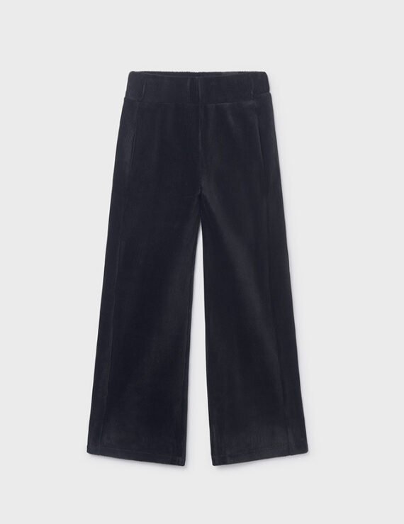 Girls corduroy knitted trousers