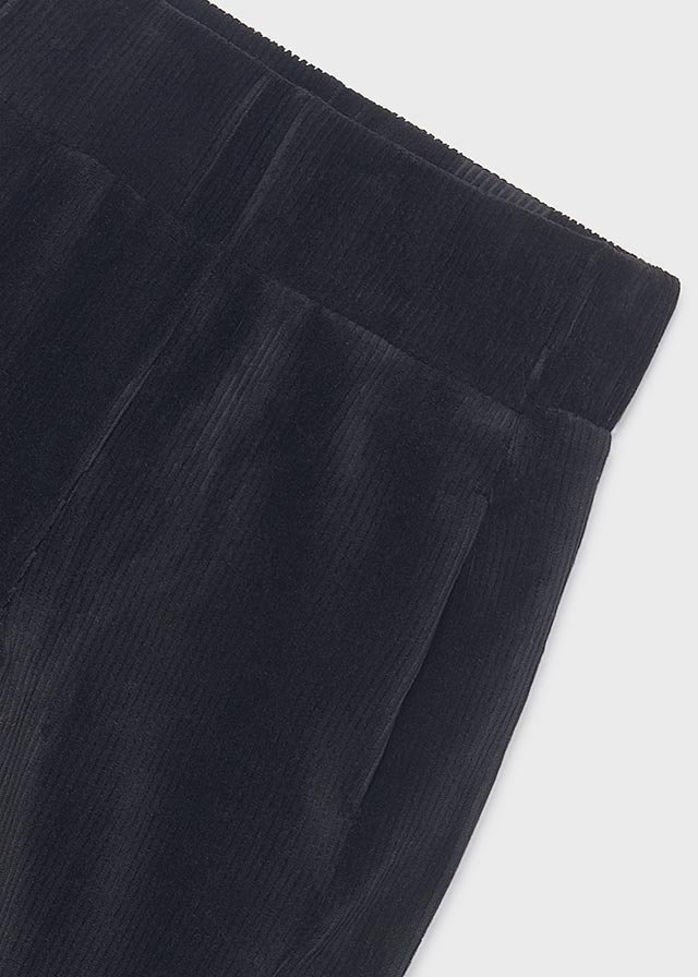 Girls corduroy knitted trousers