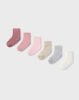 Newborn 6 pack of plain socks