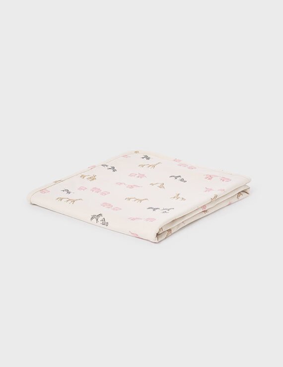 Baby print blanket